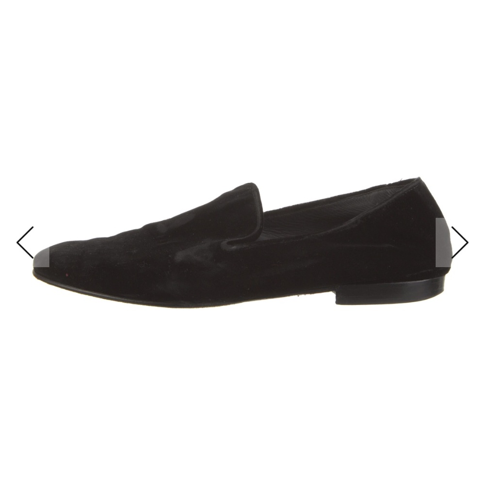 Vince Velvet Black Loafers Women's US 8.5